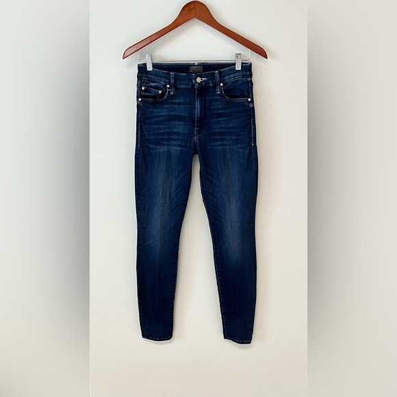 Mother Women's Size 27 The Looker French Eletro Blue Skinny Mid-Rise Jeans - Picture 1 of 14